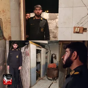 سرکشی شبانه فرمانده ناحیه مقاومت بسیج کرخه از خانه محروم