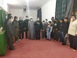 افتتاح پایگاه بسیج شهید محسن فخری زاده حوزه مقاومت بسیج روح الله
