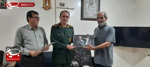 دیدار فرمانده سپاه امام رضا (ع) شهرستان دشتی با رزمندگان عملیات بیت المقدس