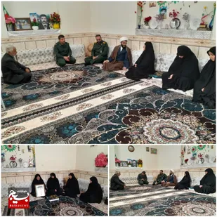 دیدار با خانواده معظم شهید امین صفری
