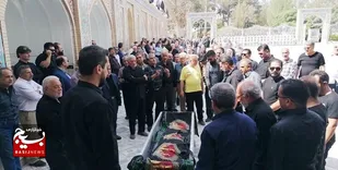 تشییع پیکر خبرنگار پیشکسوت کاشمری در روز خبرنگار