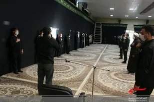 مراسم عزاداری روز ششم محرم در ناحیه مقاومت بسیج بروجرد  به روایت تصویر