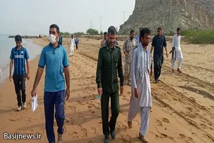 برگزاری کوهپیمایی حوزه ثارالله شهری چابهار