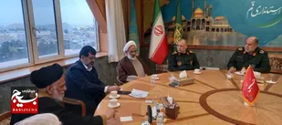دیدار نماینده ولی&zwnj;فقیه در سپاه پاسداران انقلاب اسلامی با استاندار قم