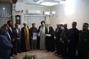 دیدار مسئولان ارشد گلستان با خانواده سردار شهید محمدرضا عسگری