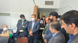 عیادت مسئولان کهگیلویه و بویراحمد از سردار عظیمی فر + ( تصاویر )