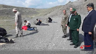 برگزاری اردوهای عملی درس آمادگی دفاعی در پادگان حر خوی