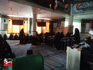 برپایی مراسم عزای حسینی ویژه خواهران در سرخه