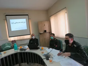 برگزاری جلسه قرار گاه امام هادی ع سپاه ناحیه میامی