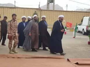 تعامل گردان ۱۱۲ امام حسین علیه السلام با حوزه های علمیه شهرستان شهرضا وحضور طلاب بسیجی در برنامه حفظ وانسجام بسیجیان گردان
