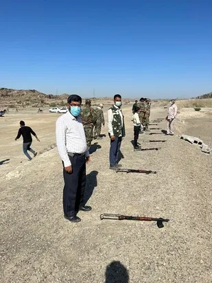برگزاری میدان تیر بسیج رسانه درمیناب به مناسبت دهه مبارک فجر