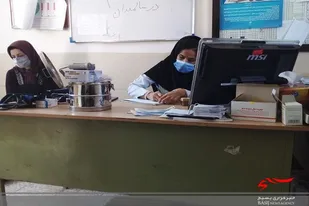 برپایی ایستگاه سلامت و ویزیت رایگان روستای ملک حیدری زهک