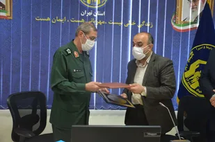 امضای تفاهم نامه همکاری بین کمیته امداد و سپاه حضرت سیدالشهداء (ع) استان تهران