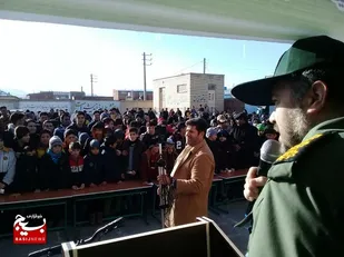 برگزاری همایش پیاده روی در  شهید پرورترین روستای ایران (ورجوی) مراغه