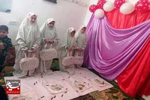 برگزاری جشن عبادت در حوزه فاطمه الزهرا(س) رزن