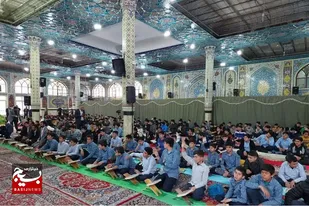 برگزاری محفل اُنس با قرآن باحضور ۵۰۰ نفر از دانش&zwnj;آموزان روزه اولی کبودراهنگ