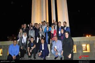 بازدید اعضای اجلاس جهانی راه ابریشم از اماکن تاریخی و گردشگری همدان