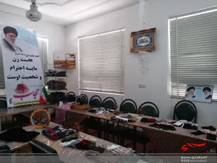 نمایشگاه عفاف و حجاب در محل حوزه مقاومت بسیج فاطمه الزهرا (س) تفت