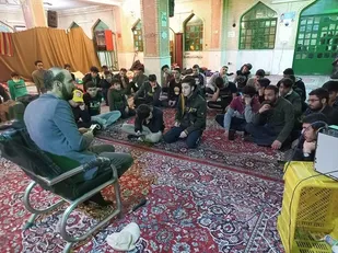 راه اندازی کاروان زیارتی حضرت علی بن موسی الرضا علیه السلام به همت پایوران و بسیجیان گردان ۱۰۷ امام حسین علیه السلام