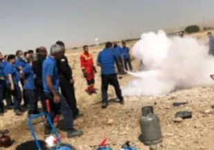آموزش نحوه اطفاء حریق توسط پرسنل آتش&zwnj; نشانی شهرداری پیشوا