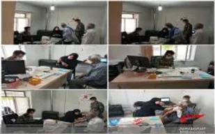 چهاردهمین مرحله واکسیناسیون مردم و عشایر بخش زاغه لرستان