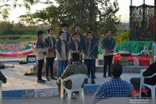 ویژه برنامه چهلمین سالگرد دفاع مقدس توسط حوزه امام علی (ع) اردستان برگزار شد