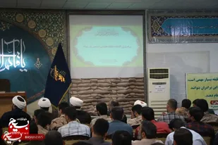 آیین گرامیداشت هفته عقیدتی سیاسی سپاه در لشکر عملیاتی ۱۷ علی بن ابی طالب(ع) قم برگزار شد