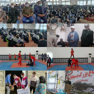 نمایش اقتدار بسیجیان در چرام/ دیدار با خانواده شهدای ورزشکار/ برگزاری اردوی جهادی دامپزشکی در تنگ مو
