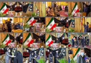 سوگواره یاس نبوی و یادواره شهدای فرهنگی و دانش&zwnj;آموز در محلات برگزار شد
