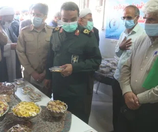 افتتاحیه نمایشگاه تولیدات خانگی و صنایع دستی در میدان ابوذر بیرجند