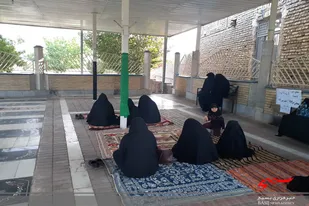 برگزاری مراسم سومین روز شهادت سیدالشهدا(ع) در گلزار شهدای سامن