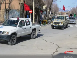 راهپیمایی خودرویی روز بصیرت در چادگان