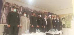 مراسم صبحگاه مشترک نیروهای مسلح ویژه حماسه سوم خرداد در گچساران +(تصاویر )