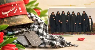 دیدار و تجلیل از بانوی جهادگر هندیجان درهفته دفاع مقدس
