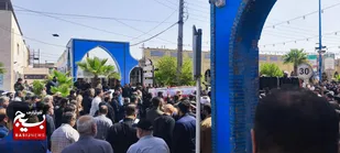 تشییع پاسدار شهید کمال زاده در اهواز