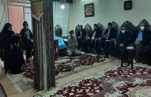 دیدار با مادر کار آفرین و صنعت گر شهیدان اسماعیل و ابراهیم فرجوانی