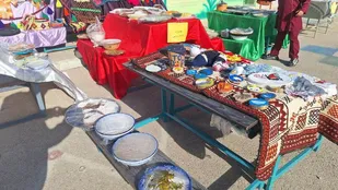 برپایی نمایشگاه بومی محلی در آغاجاری