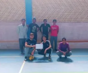 برگزاری مسابقات فوتسال در روستای خم پیچ خوانسار