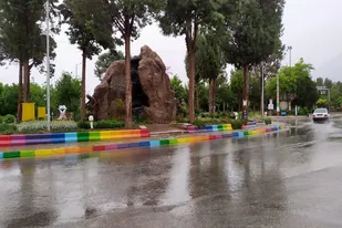 بارش باران بهاری در میامی
