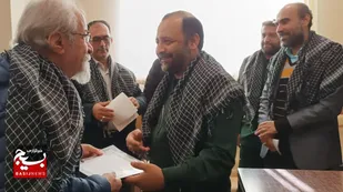 تجلیل از پیشکسوت بسیجی رسانه و نویسندگی در شاهرود+ تصاویر