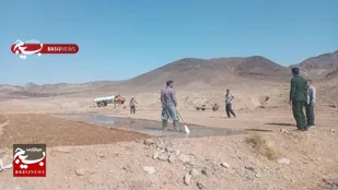 بسیج سازندگی بجستان ناجی ۱۵۰ خانواده روستایی از بی آبی شد
