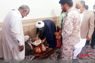 دیدار و سرکشی از خانواده معظم شهدا در هفته بسیج