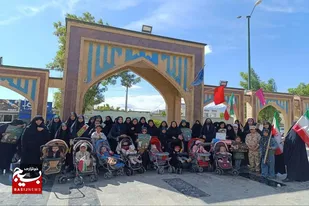 نمایش پیوند نسل نو با شکوه شهادت در گلزار شهدای صالح&zwnj;آباد