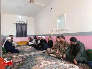 دیدار مسئولین شهرستان زهک با امام&zwnj;جمعه اهل سنت مولوی ذوقی پاک به مناسبت هفته بسیج