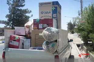 ۵۱ سری جهیزیه به زوج&zwnj;های جوان در شهر نشتیفان خواف اهدا شد