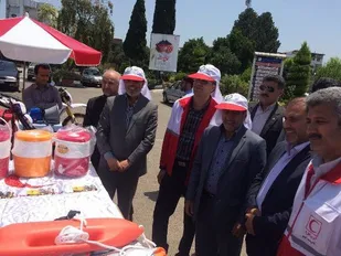 نجات یافتگان از دریا عضو افتخاری هلال احمر می شوند
