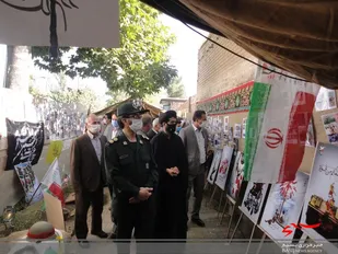 افتتاح نمایشگاه عکس دفاع مقدس در جغتای