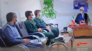 دیدار فرمانده سپاه شیروان با امام جمعه شهرستان در هفته سازندگی