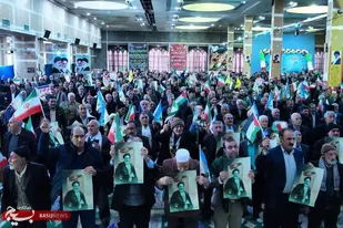 فریاد مرگ بر آمریکا و مرگ بر اسرائیل بود
