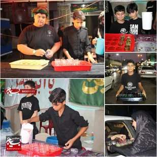 مشق خادمی دانش آموزان شوش در &nbsp;اربعین حسینی&nbsp;